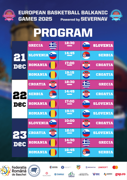 Generatia 2010 a Romaniei se pregateste la Drobeta-Turnu Severin pentru European Balkanic Games 2025 powered by Severnav